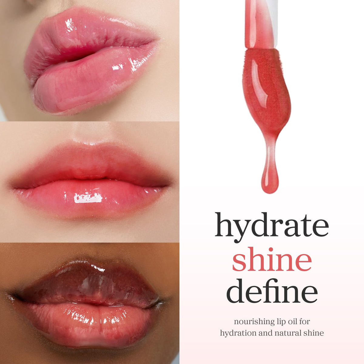 NOONI Korean Lip Oil - Appleberry | Long-Lasting, Moisturizing, Plumping, Revitalizing for Dry Lips, Waterproof, No Peel Off, Hydrating, Nourishing Crystal Clear, Stocking Stuffers, 0.12 FL Oz NOONIBuy Supplements Australia