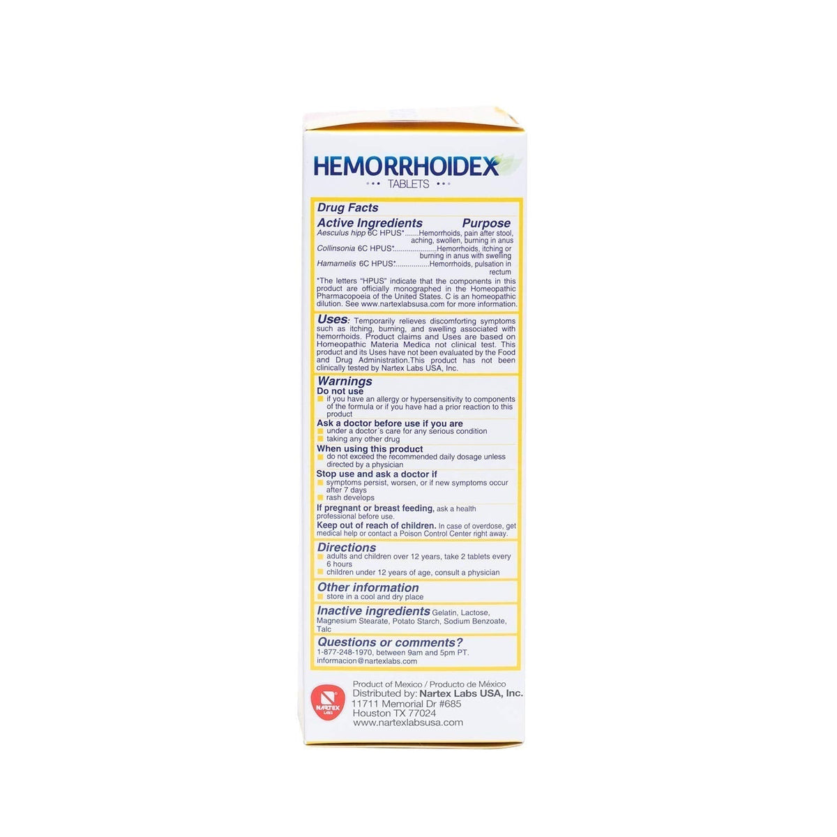 Nartex Hemorrhoid X Treatment Combo Pack 1 Tube & 30 Tablets NARTEX LABSBuy Supplements Australia