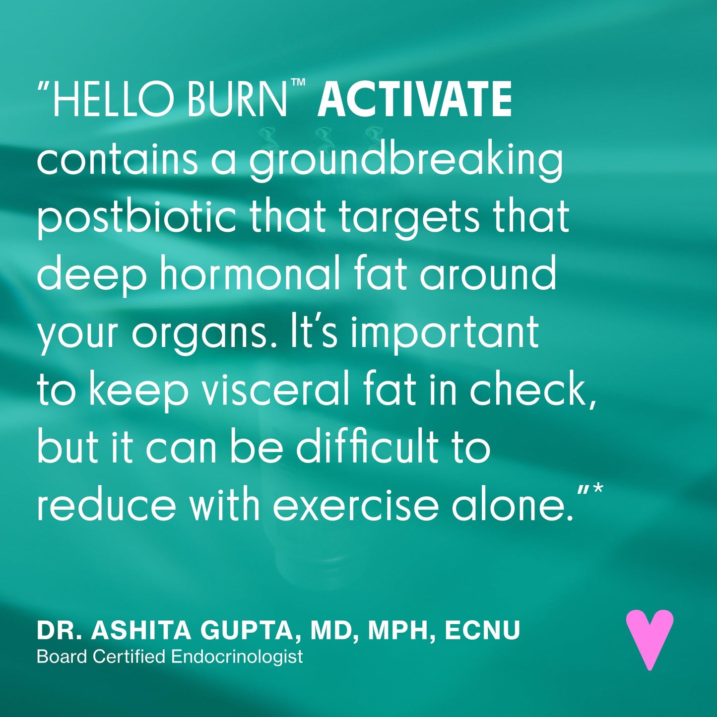 Love Wellness Hello Burn Activate | Support Visceral Fat Burn with HT BPL1 Postbiotic | Supports Healthy Waist Circumference, Longevity and Metabolic Wellness | 30 Count Love Wellness buy supplements Au