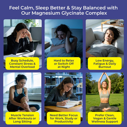 Magnesium Complex for Women & Men 1100mg, 7-in-1 Magnesium Supplement with Ashwagandha & L-Theanine for Calm & Sleep Support, High Absorption, Vegan 120 Capsules Zytheron buy supplements Au