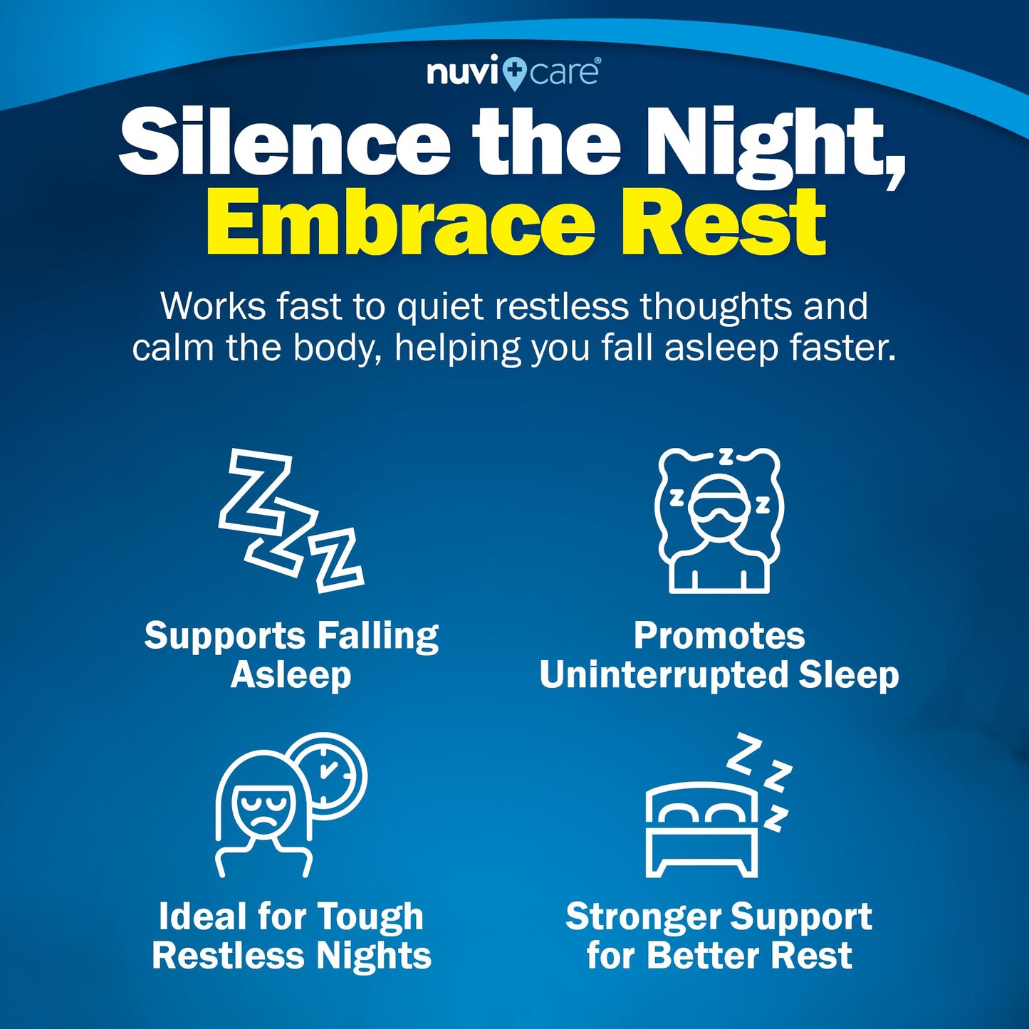 NUVICARE Maximum Strength SleepAid Soft Gels - Nighttime Sleep Aid with Diphenhydramine HCl 50mg - Non Habit Forming Sleeping Pills for Adults - Extra Strong OTC Sleep Aids for Adults (100 Count) NUVICARE buy supplements Au