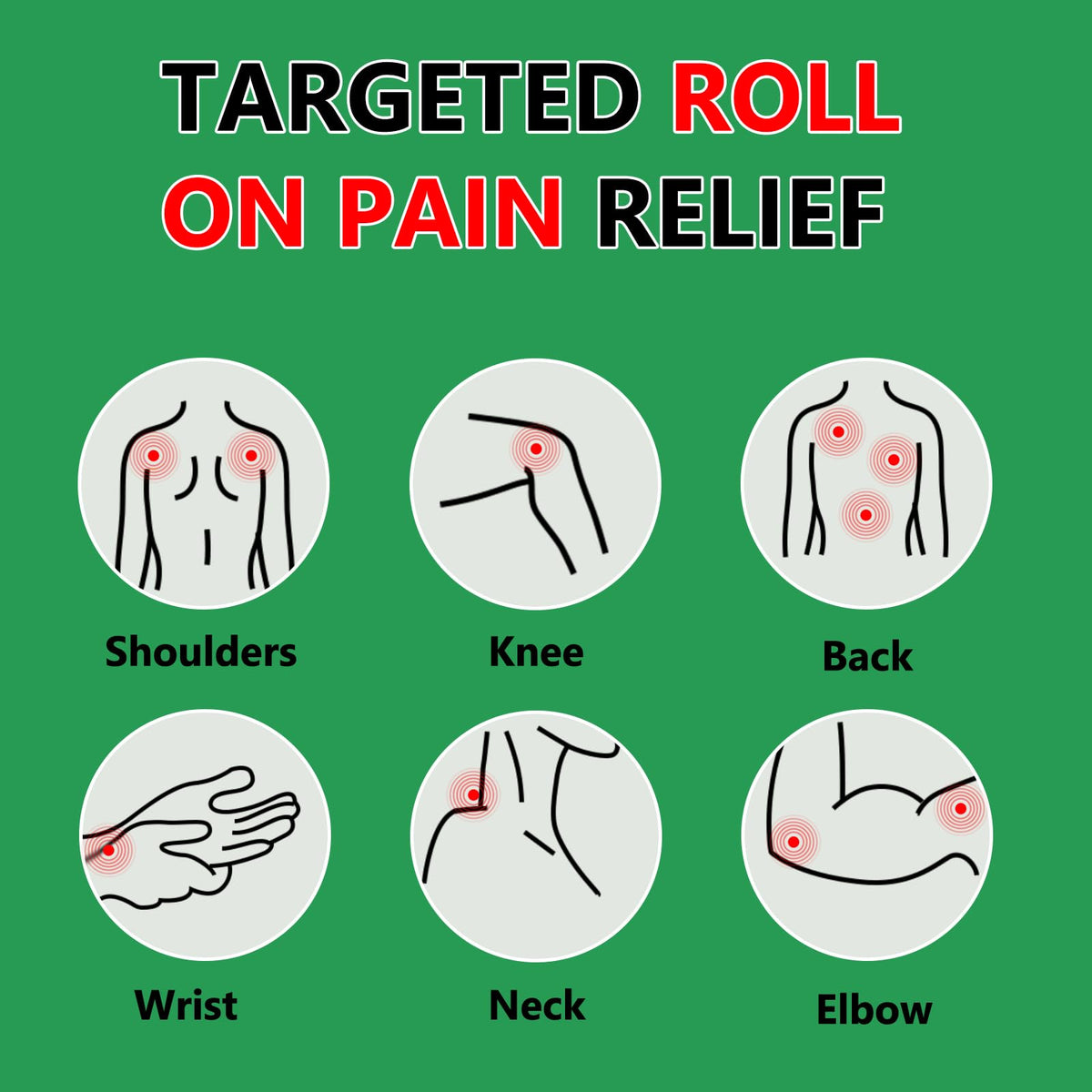CARELIVING Roll On Pain Relief for Knee, Neck, Joint, Shoulder, Arthritis Pain Reliever, Sore Muscle Relief, Roll On Menthol Gel 2.5 Fl Oz (Pack of 2) CARELIVINGBuy Supplements Australia
