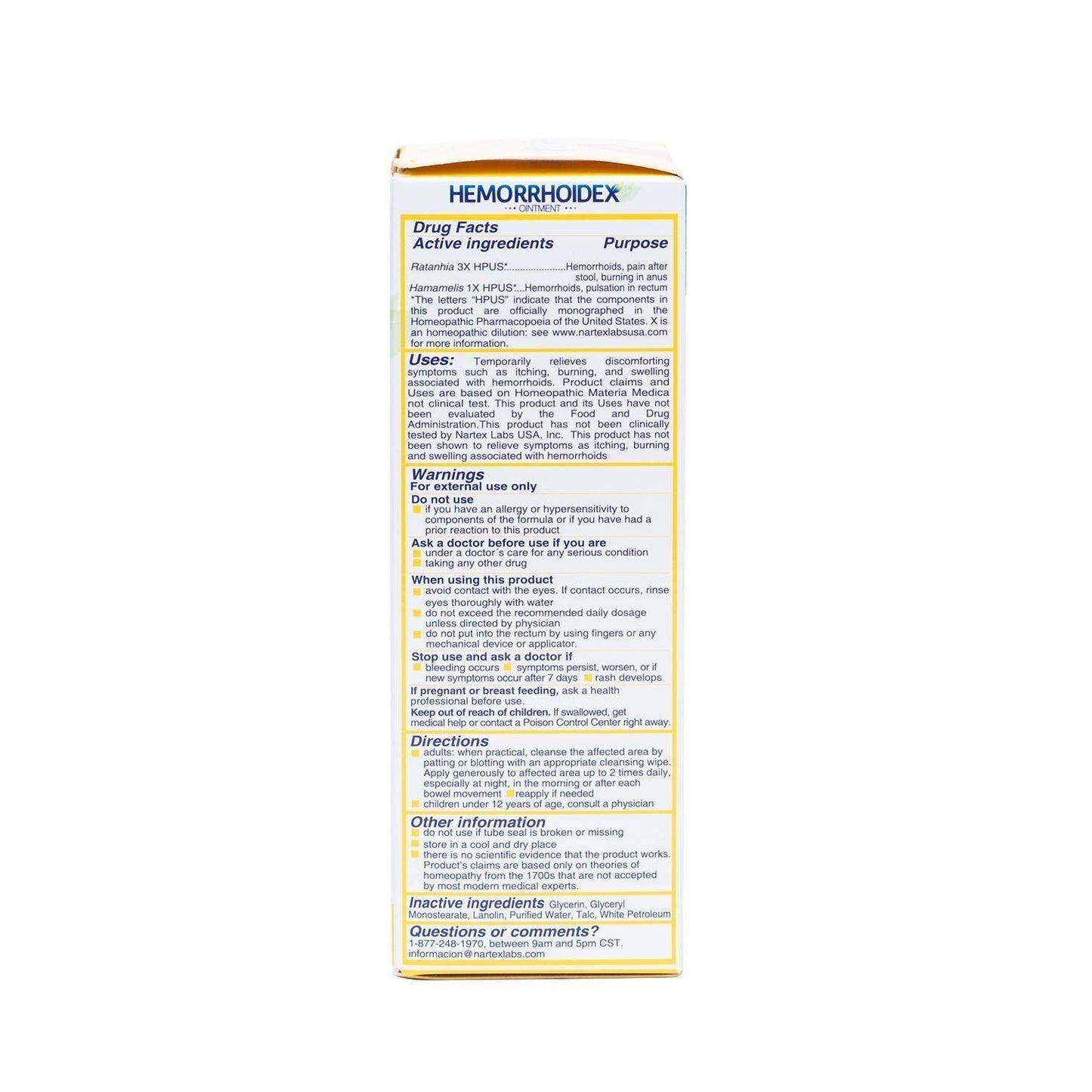 Nartex Hemorrhoid X Treatment Combo Pack 1 Tube & 30 Tablets NARTEX LABSBuy Supplements Australia