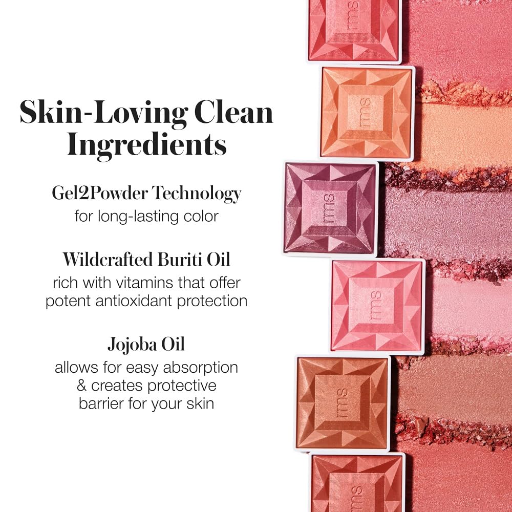 RMS Beauty ReDimension Hydra Blush – Talc-Free Gel-to-Powder Luminous Blush – 8-Hour Wear Long-Lasting Glow with Jojoba Oil – Refillable Mirror Compact – 0.25 oz RMS BeautyBuy Supplements Australia