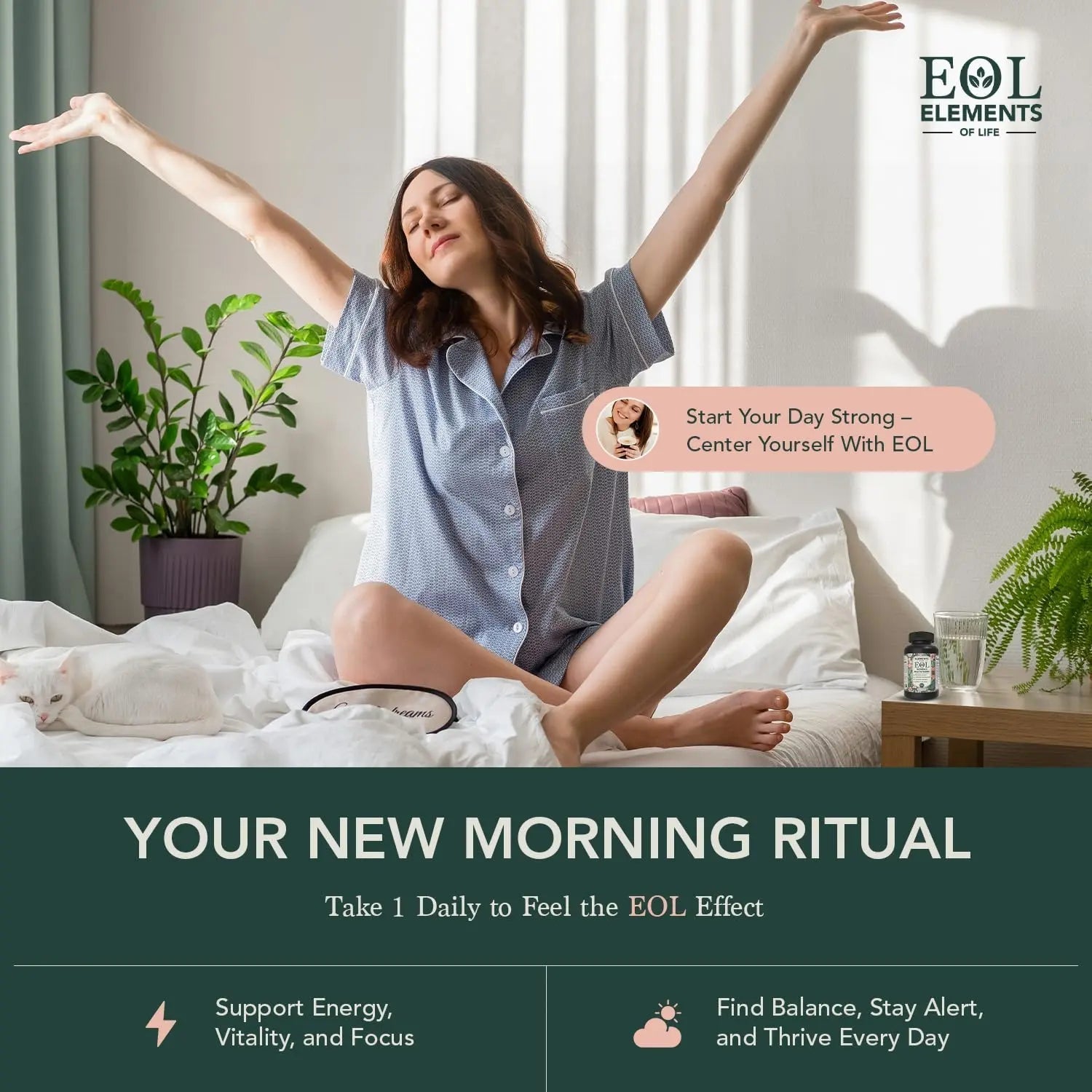 Elements of Life Multivitamin for Women – Daily Women’s Vitamins with MethyFolate, Organic Ingredients & Natural Supplements for Energy Elements of LIfe