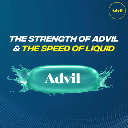 Advil Liqui-Gels Pain Reliever and Fever Reducer, Pain Medicine for Adults with Ibuprofen 200mg for Headache, Backache, Menstrual Pain and Joint Pain Relief - 200 Liquid Filled Capsules AdvilBuy Supplements Australia