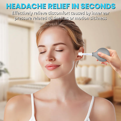 Migraine & Ear Pressure Relief Device | Tension Headache, Ear Ache & Airplane Pressure Relief | Drug-Free Migraine Relief Products Gift for Sufferers（Gray） UnalakleetBuy Supplements Australia
