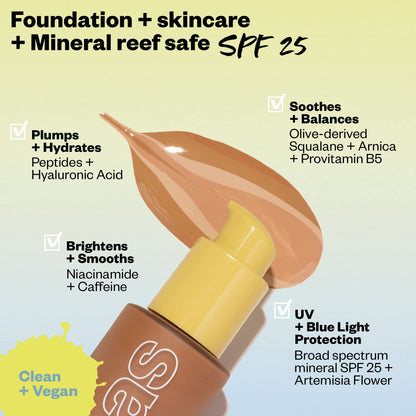 Kosas Revealer Liquid Foundation SPF 25 – Medium Buildable Coverage, Hydrating Natural Glow Finish, Medium Neutral 220 KosasBuy Supplements Australia
