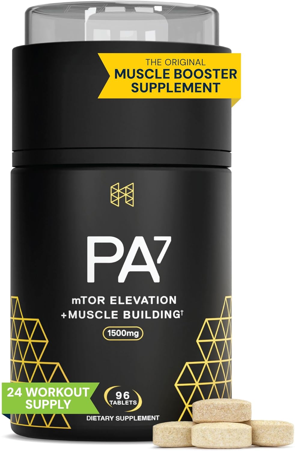 HPN PA(7) Phosphatidic Acid Muscle Builder Top Natural Muscle Builder - Boost mTOR | Build Mass and Strength from Your Workout | 30 Day Supply