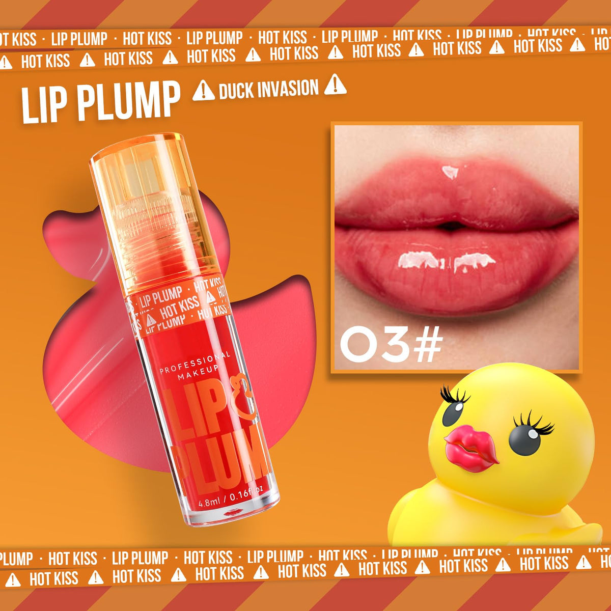 GHFCZOO 3 Colors Duck Lip Plumper Gloss, Hydrating Glitter Shine Primer Lip Tint, Non-Sticky Korean Plumping Lip Oil, Moisturizing Tinted Lip Balm for Sexy, Glossy Lips (Set A, 3pcs/set) GHFCZOOBuy Supplements Australia