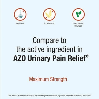Puregen Labs Urinary Pain Relief | Phenazopyridine HCl 99.5mg Tablets | Maximum Strength OTC for Fast Relief of UTI Pain, Burning and Bladder discomfort – 72 Count Tablets P Puregen LabsBuy Supplements Australia