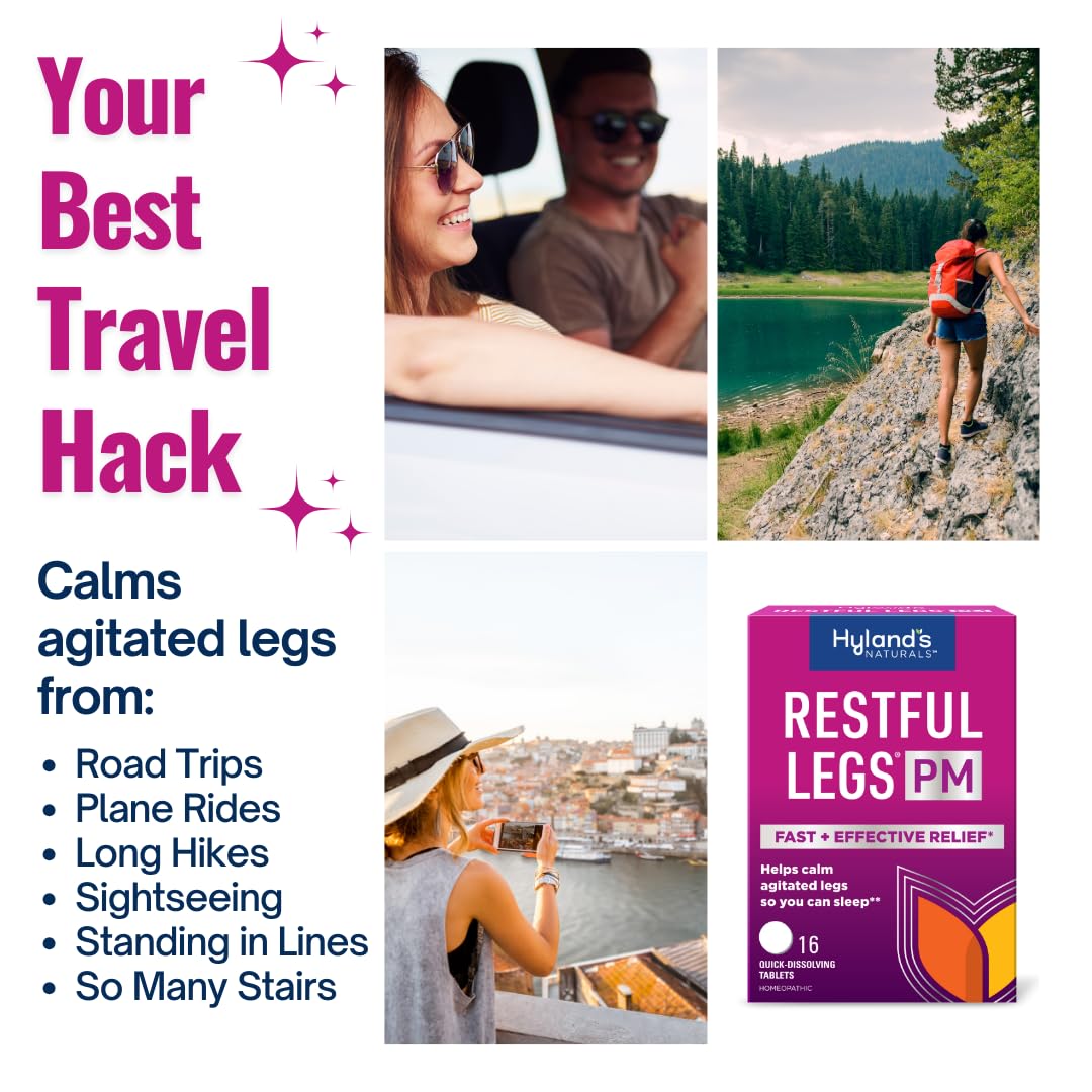 Hyland's Restful Legs PM, Nighttime Formula, Calms Agitated Legs so You Can Sleep, 50 Quick Dissolving Tablets Hyland's buy supplements Au
