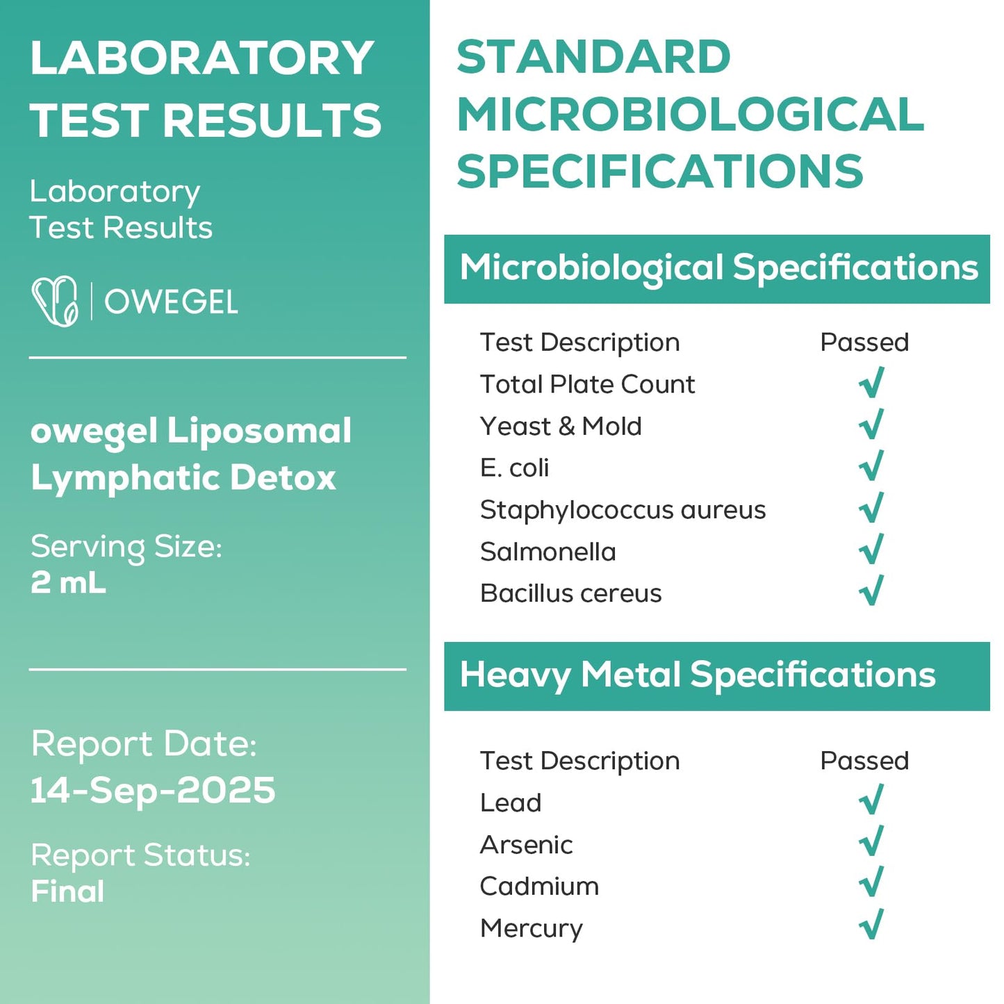 owegel Liposomal Lymphatic Drainage Drops 2000mg – Immune & Lymph System Support – Lymphatic Detox and Cleanse with Echinacea, Red Clover, Dandelion & Cleavers – Sugar-Free, Alcohol-Free – 2 FL OZ owegel buy supplements Au