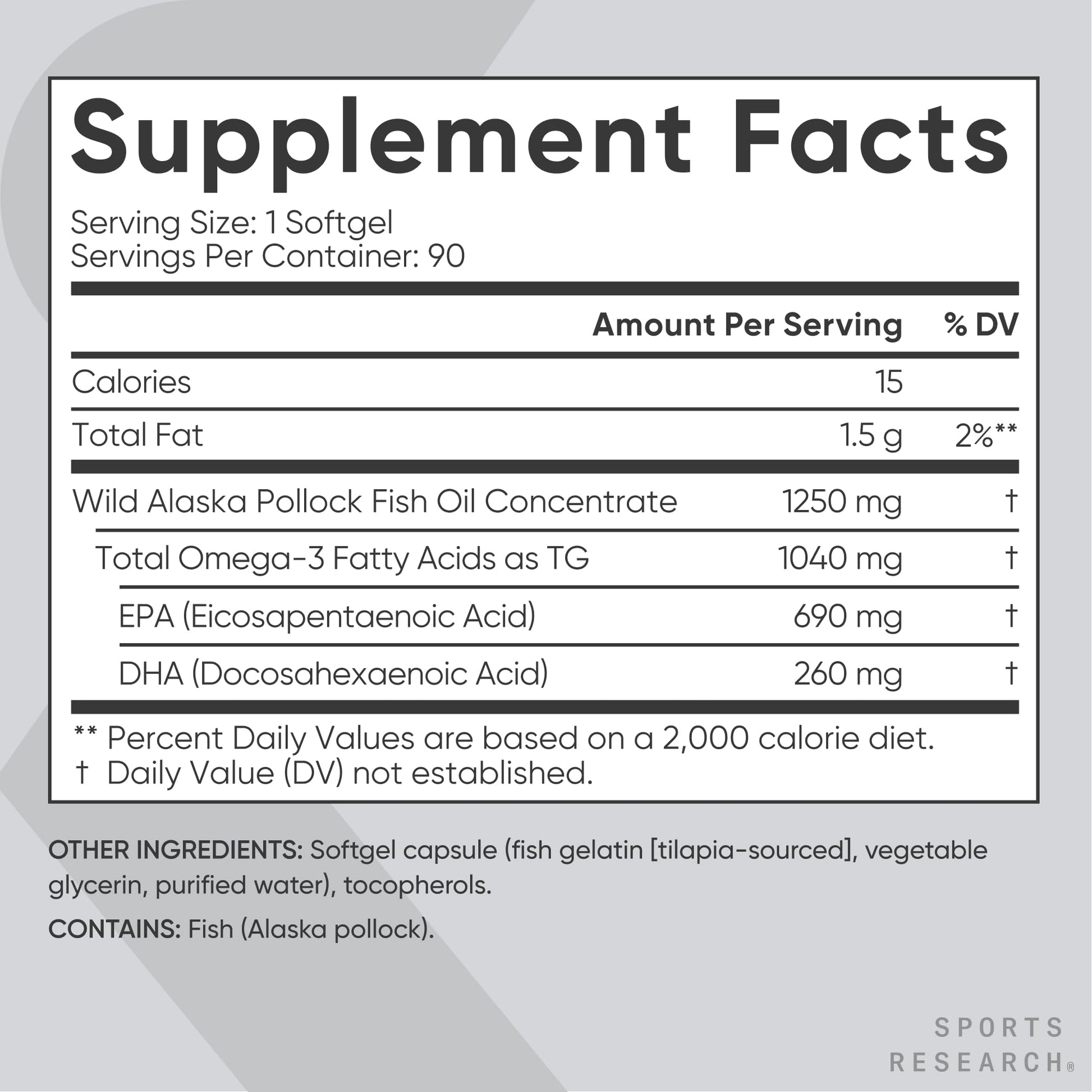 Sports Research® Omega-3 Fish Oil Bundle - Total Omega-3 2200mg (Krill, Salmon & Pollock) + Triple Strength Fish Oil 1250mg - High EPA & DHA Supplement Sports Research buy supplements Au