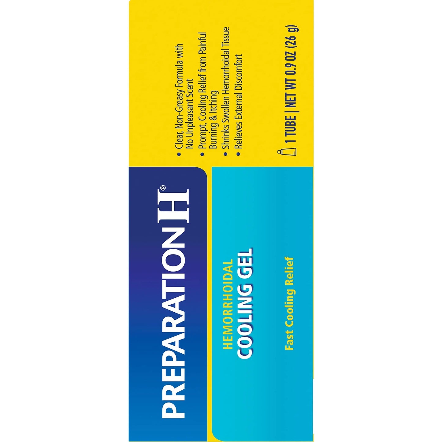 Preparation H Hemorrhoid Cooling Gel with Aloe for Fast Discomfort Relief - 0.9 Oz Tube Preparation HBuy Supplements Australia