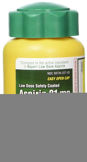 Life Extension Low Dose Aspirin - 81 mg - 300 Enteric Coated Tabs