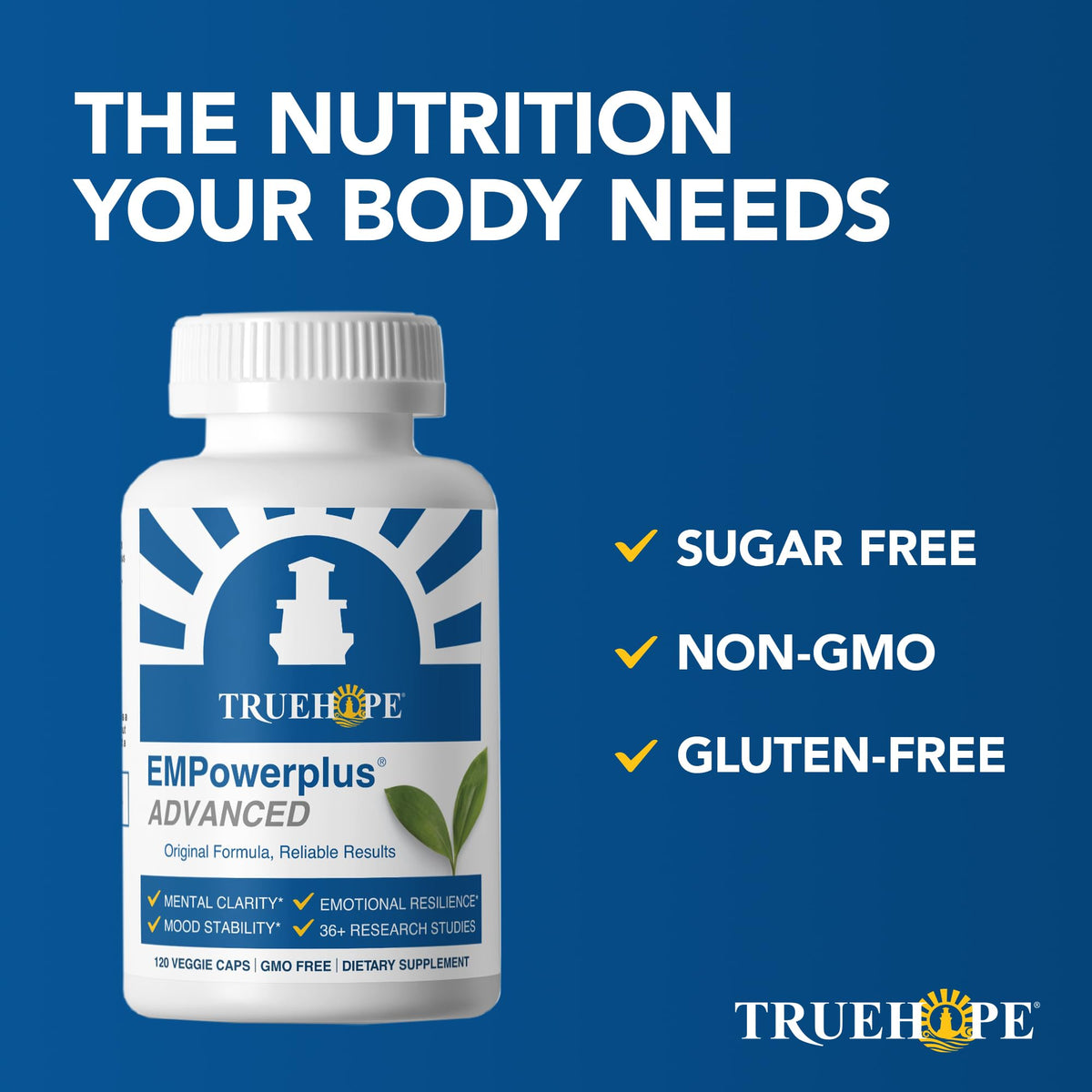 Truehope EMPowerplus Advanced Multivitamin for Women & Men - Broad-Spectrum Multivitamins & Chelated Minerals | 1000% Better Absorption | 37 Research Studies & 28 Years of Success | 30 Day Supply Truehope buy supplements Au