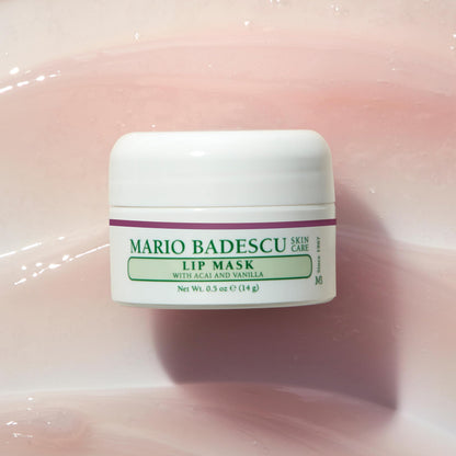 Mario Badescu Lip Mask with Acai and Vanilla for All Skin Types, Overnight Lip Treatment Enriched With Skin Softening Coconut Oil and Hydrating Shea Butter, 0.5 Ounces Mario BadescuBuy Supplements Australia