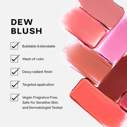 Saie Cheek Flush Duo - Dew Liquid Blush (.40 oz, Lady), SuperSuede Baked Powder Blush (.01 oz, Mia) - Layerable, Skin-Nourishing Blushes for a Seamless Radiant Finish SaieBuy Supplements Australia