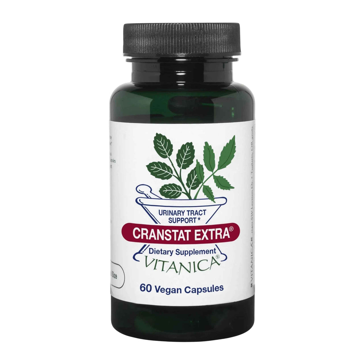 Vitanica Cranstat Extra, Urinary Tract Support, Vegan, 60 Capsules