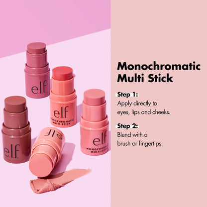 e.l.f. Monochromatic Multi Stick, Travel-Sized Luxuriously Creamy & Blendable Color For Eyes, Lips & Cheeks, Vegan & Cruelty-Free, Bronzed Cherry, 0.17 Oz e.l.f.Buy Supplements Australia