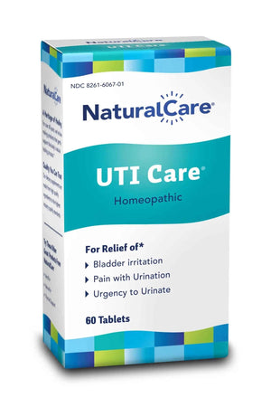 NaturalCare UTI Care Tablets - Fast-Acting Relief for Urinary Tract Infection, 60 Count