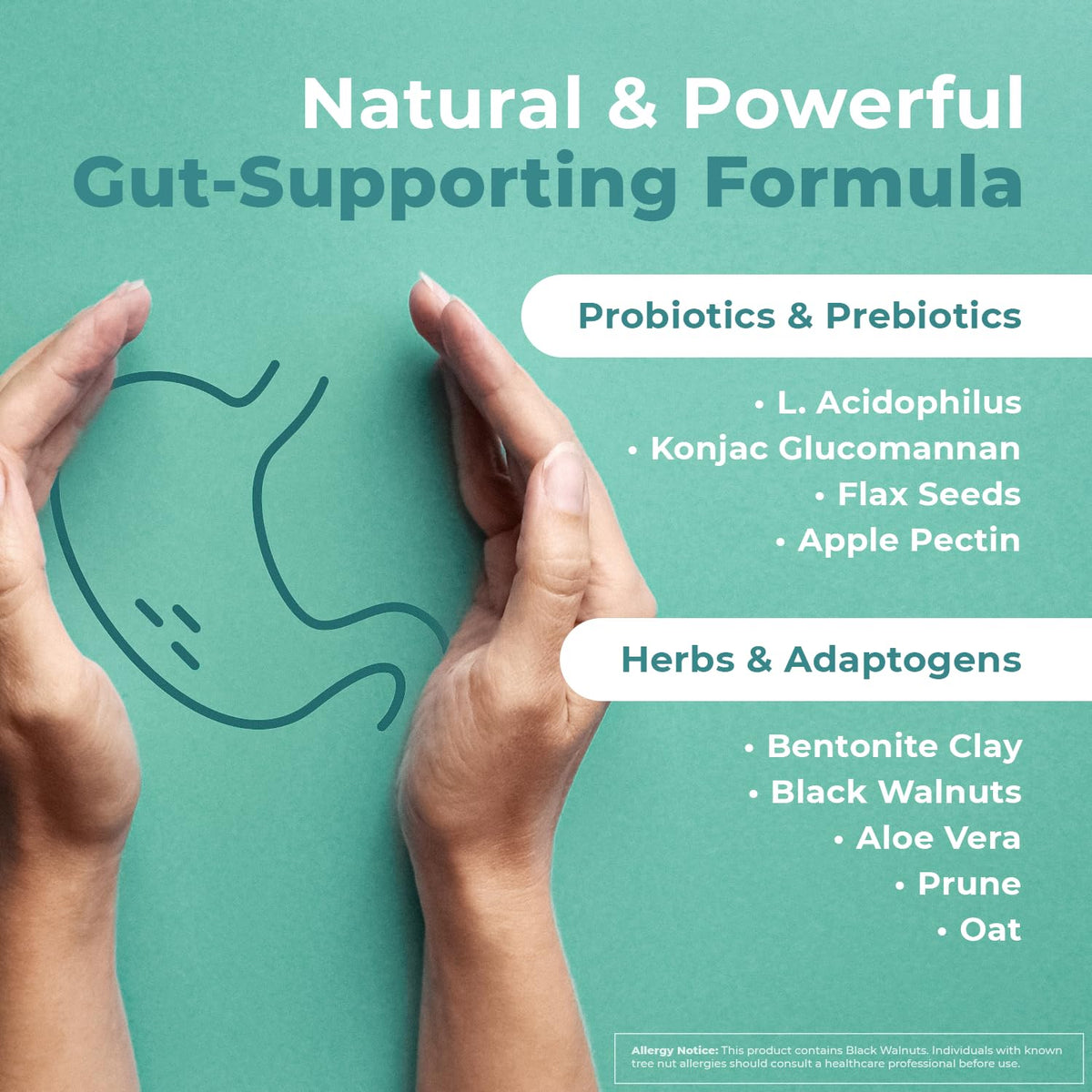 GutOptim Probiotic & Prebiotic Capsules | Pre and Probiotics for Synbiotic Gut Health & Bloating Relief for Women & Men | Enzyme with Probiotics for Digestive Health | Non-GMO, 60 Ct, 3 Month Supply Nature’s NutriWaveBuy Supplements Australia
