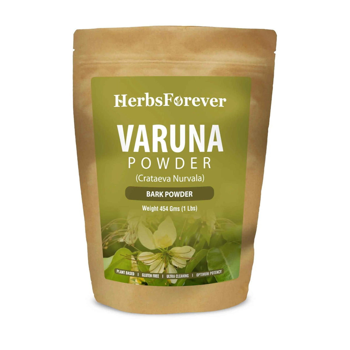 HerbsForever Varuna Powder – Crataeva Nurvala – Prostate Health – Support Prostatic, Kidneys, Gall Bladder and Urinary Tract Health – Non GMO, Organic, Vegan – 454 GMS