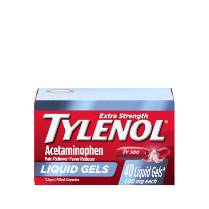 Tylenol Extra Strength Liquid Gels, Fast, Strong Pain Relief, Fever Reducer for Adults with 500 mg Acetaminophen, Fast-Acting Liquid Gel Capsules for Headaches & Minor Pain Relief, 40 Count TylenolBuy Supplements Australia