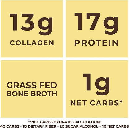 Left Coast Performance Vanilla Bone Broth Protein Powder, 16oz + Chocolate Bone Broth Protein Powder 16oz