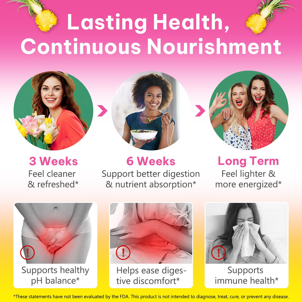 Onznoz Feminine Balance Gummies for Women, Vaginal Probiotics with Prebiotics & Lactobacillus Probiotic Blend, Supports pH Balance & Immune Health, Womens Probiotic Slippery Elm OnznozBuy Supplements Australia