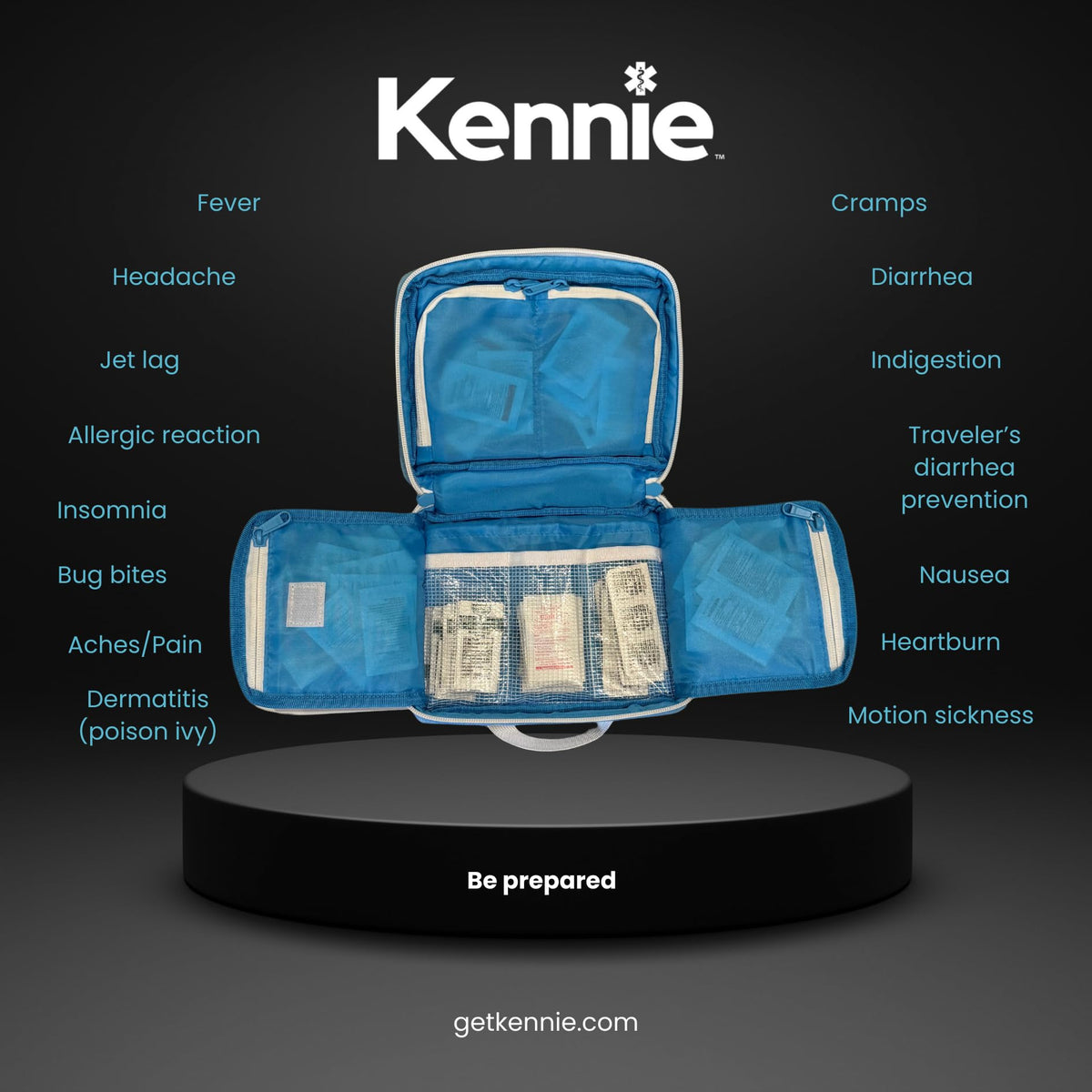 80-Piece OTC Medication Kit, Doctor Designed First Aid & Medicine Organizer with Pain, Fever, Allergy & Stomach Relief for Home, Travel & Emergency Kennie buy supplements Au