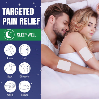 ZEEY 5% Menthol Overnight Pain Relief Patches, French Lavender Oil Pain Patch for Back, Knee, Neck, Shoulders, Joints, Muscle Soreness, Fast Acting, Topical Analgesic, Gel Patch, 3.94" x 2.76", 5Ct ZEEYBuy Supplements Australia