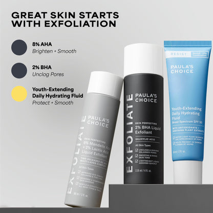 Paula's Choice RESIST Daily Hydrating Fluid Face Moisturizer with SPF 50 Sunscreen, Face Sunscreen for Oily Skin, Chamomile & Vitamin E