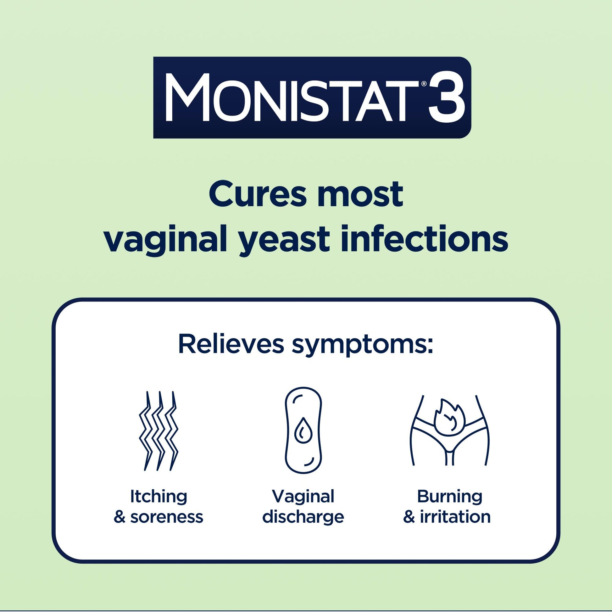 Monistat 3-Day Yeast Infection Treatment for Women, 3 Miconazole Vaginal Suppositories & External Itch Relief Cream (9g Tube) Combo Pack Monistat buy supplements Au