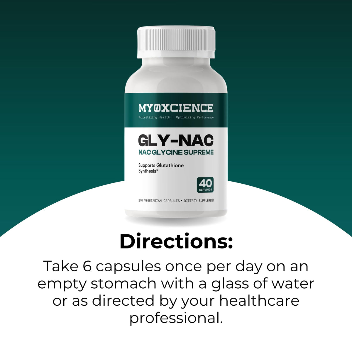 MYOXCIENCE NAC Supreme Capsules | 1.6 G N-Acetyl-L-Cysteine per Serving | 40 Servings MYOXCIENCE buy supplements Au