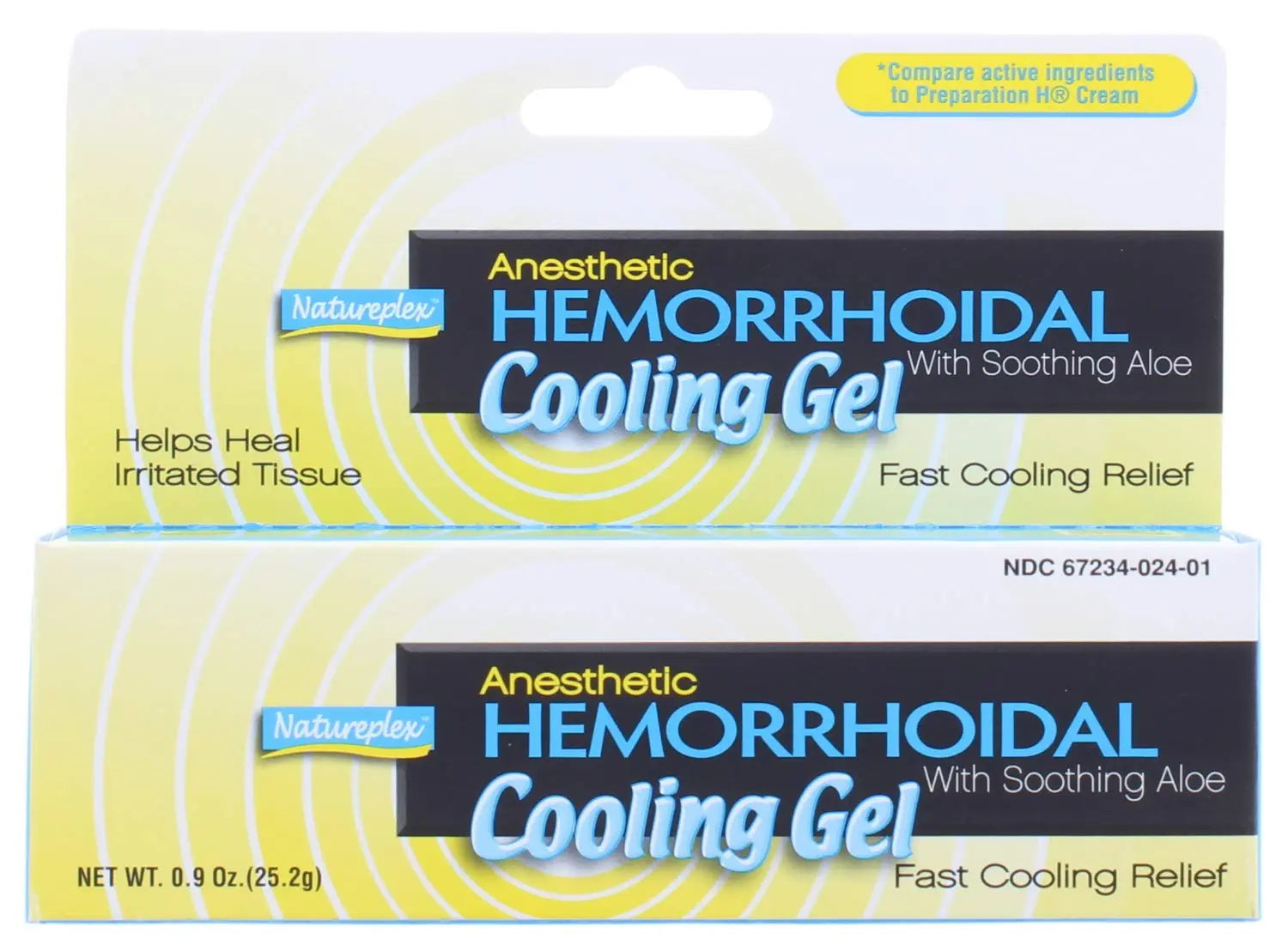 Natureplex Anesthetic Hemorrhoidal Cooling Gel 0.9 oz (2 Pack) – Witch Hazel & Phenylephrine, Soothing Aloe Formula for Temporary Itching, Burning & Swelling Relief - Made in USA NatureplexBuy Supplements Australia