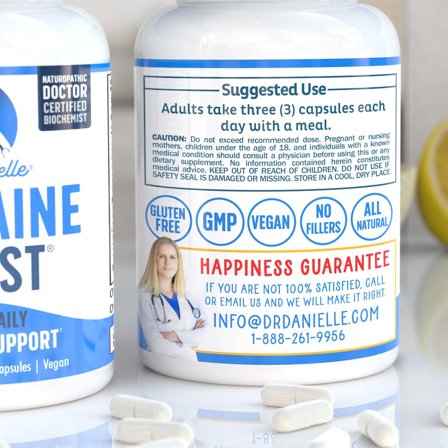 Best Migraine Relief Product with Magnesium - Migraine Assist Supplement with Quercetin, Feverfew, Butterbur, CoQ10 from Dr. Danielle, 90 Capsules Doctor DanielleBuy Supplements Australia