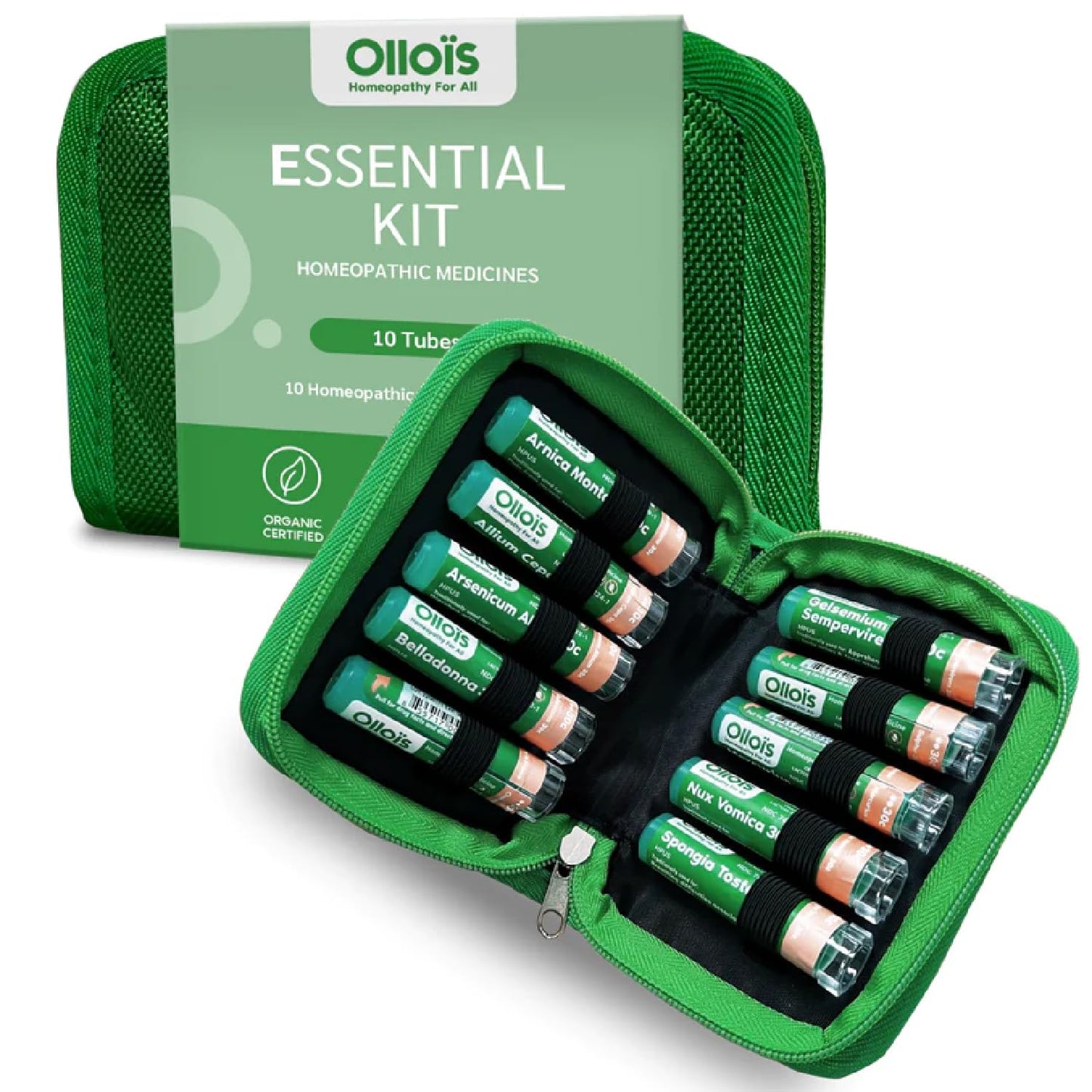 OLLOIS Essential Kit, 10 Organic, Lactose-Free, Vegan Homeopathic Remedies OLLOÏSBuy Supplements Australia