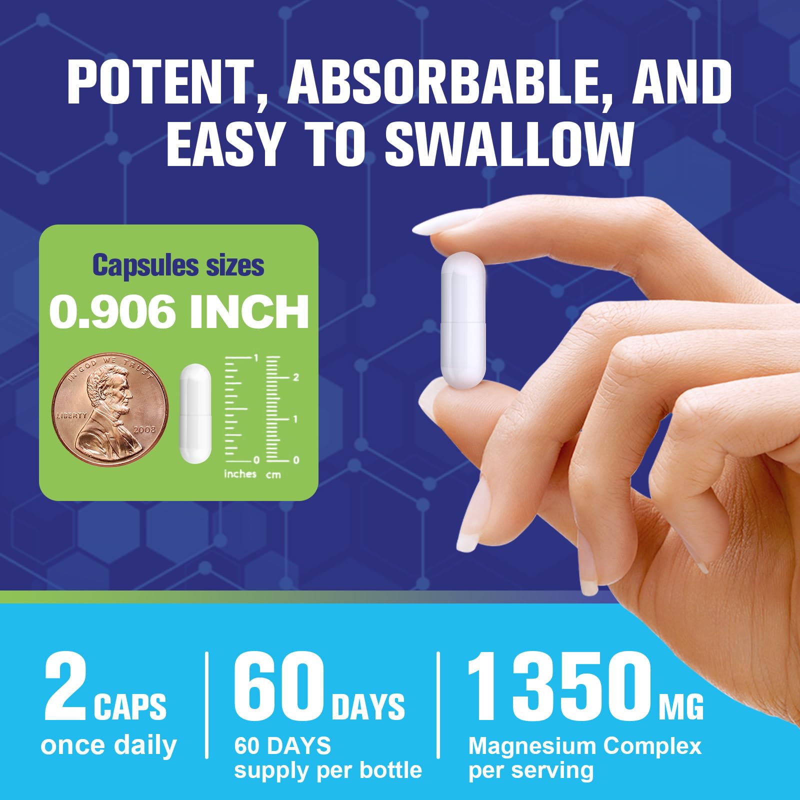 Magnesium Complex for Women Men 1350mg 15 in 1 Pure Magnesium Supplement, with High Absorption Chelated Magnesium Glycinate Citrate Malate & More for Muscle, Heart, Sleep & Bone Support, Vegan 60 Days Femmetra buy supplements Au