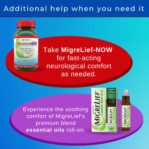 Children's MigreLief® - Triple Therapy with Puracol™ - Nutritional Support for Pediatric Migraine Sufferers - 60 Caplets/1 Month Supply MigreLiefBuy Supplements Australia