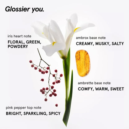 Glossier You Solid Perfume - Unisex Fragrance for Women & Men in Refillable Compact, Alcohol-Free Balm Melts Into Skin - Buildable Warm & Spicy Scent Pink Pepper, Iris, Ambrox - Travel-Friendly, 3g GlossierBuy Supplements Australia