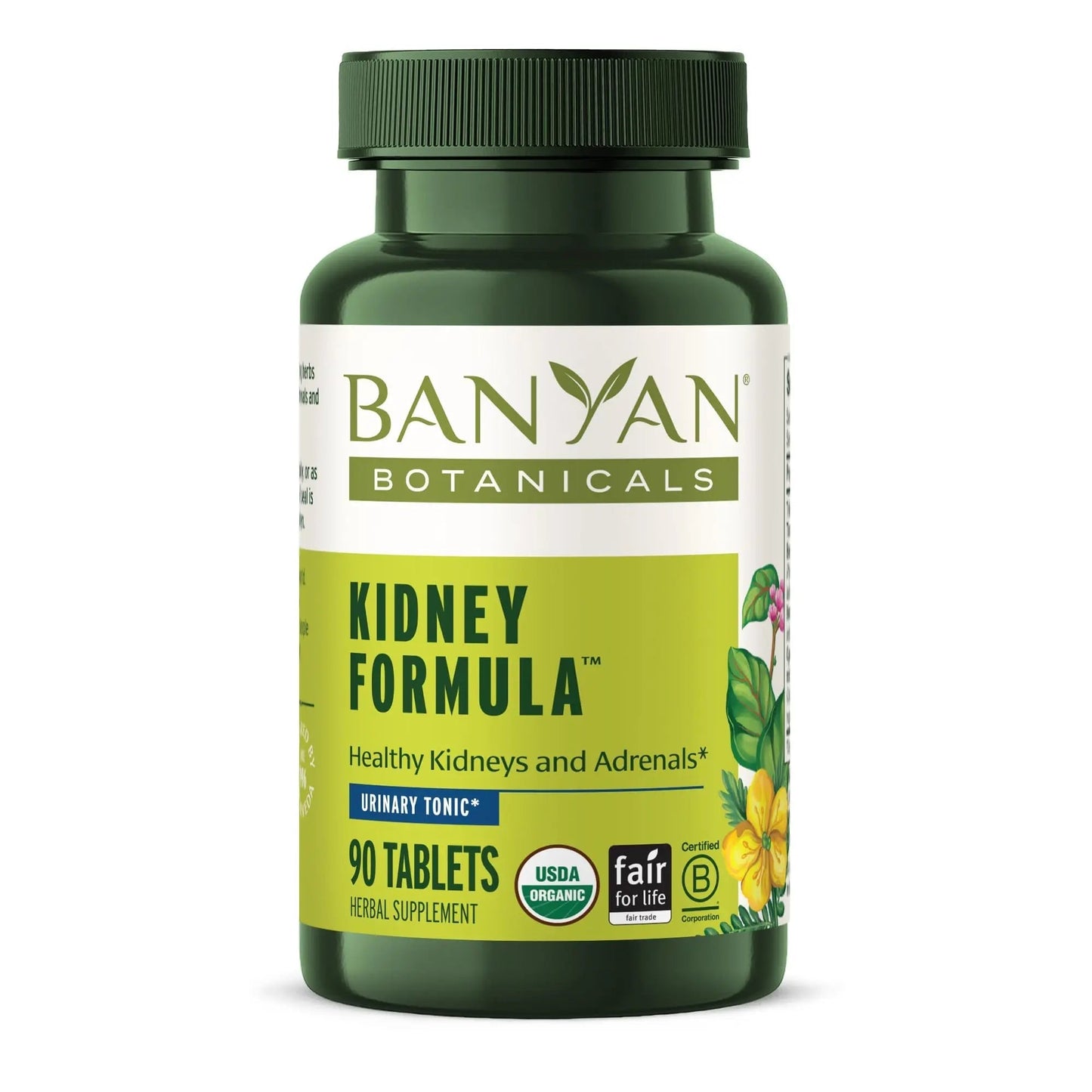 Banyan Botanicals Organic Kidney Formula–Urinary Tract Support & Detox Supplement–Gokshura & Punarnava for Fluid Balance & Systemic Cleansing–Cooling Genitourinary Tonic-90 Tablets-USDA Organic Banyan BotanicalsBuy Supplements Australia