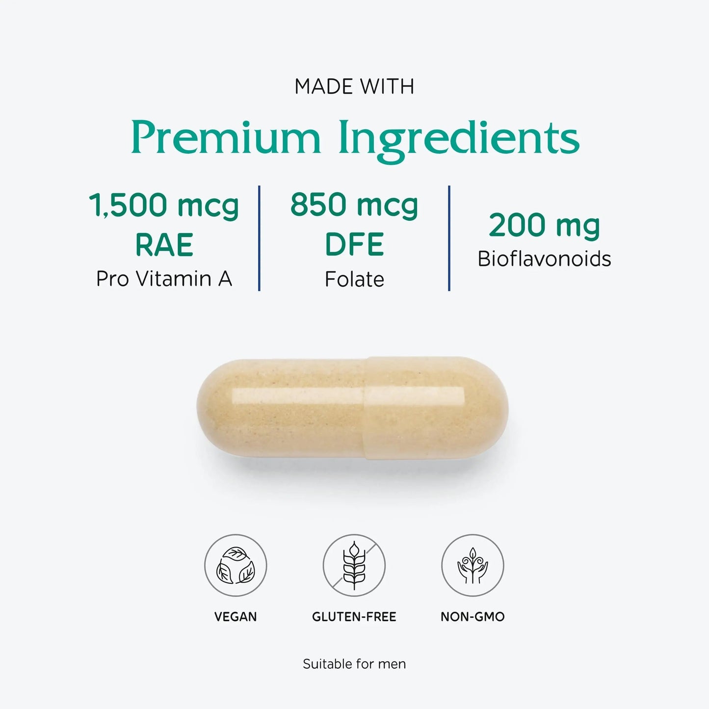 Vitanica Women's Symmetry, High Potency Daily Multivitamin, Vegan/Vegetarian, 180 Capsules Vitanica