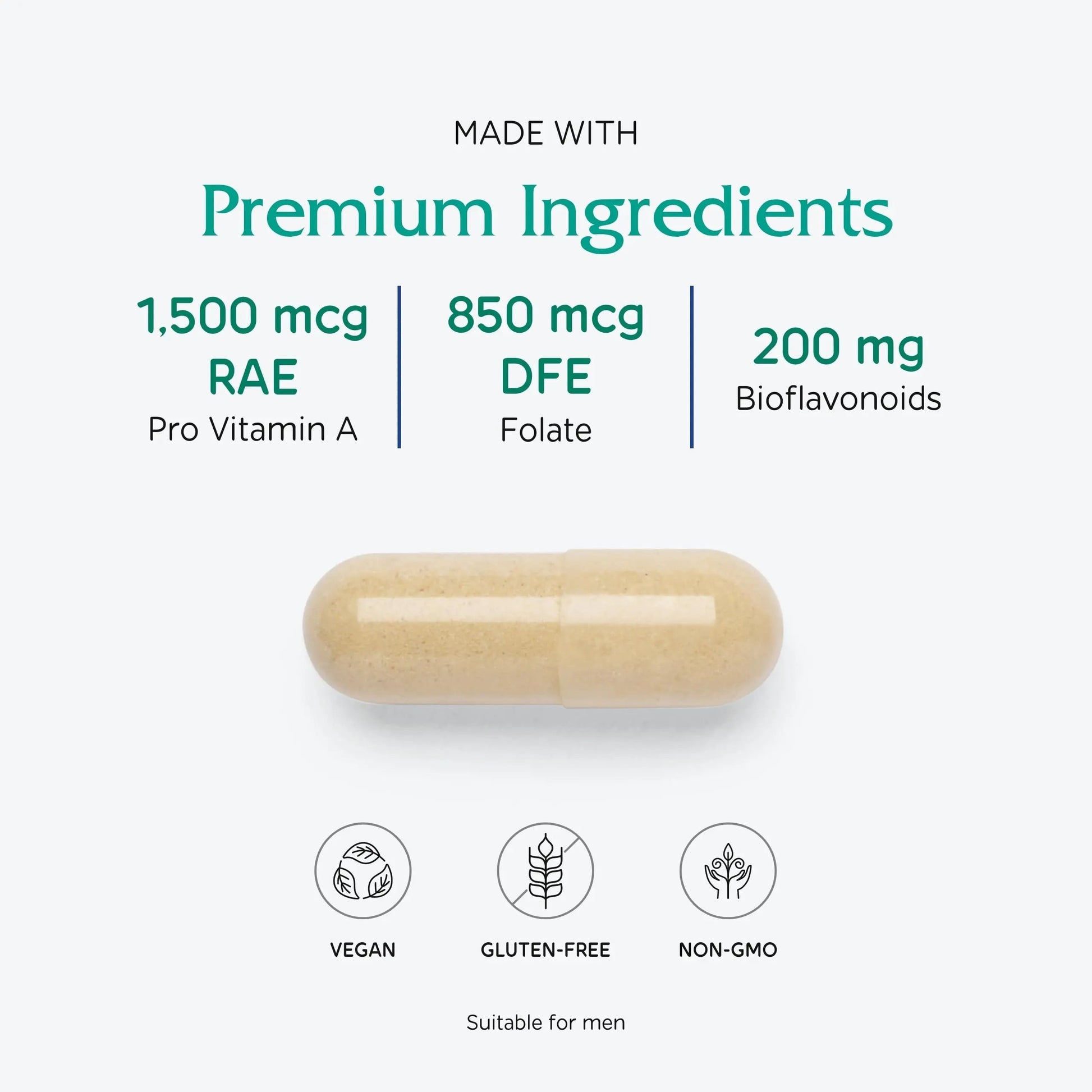 Vitanica Women's Symmetry, High Potency Daily Multivitamin, Vegan/Vegetarian, 180 Capsules Vitanica