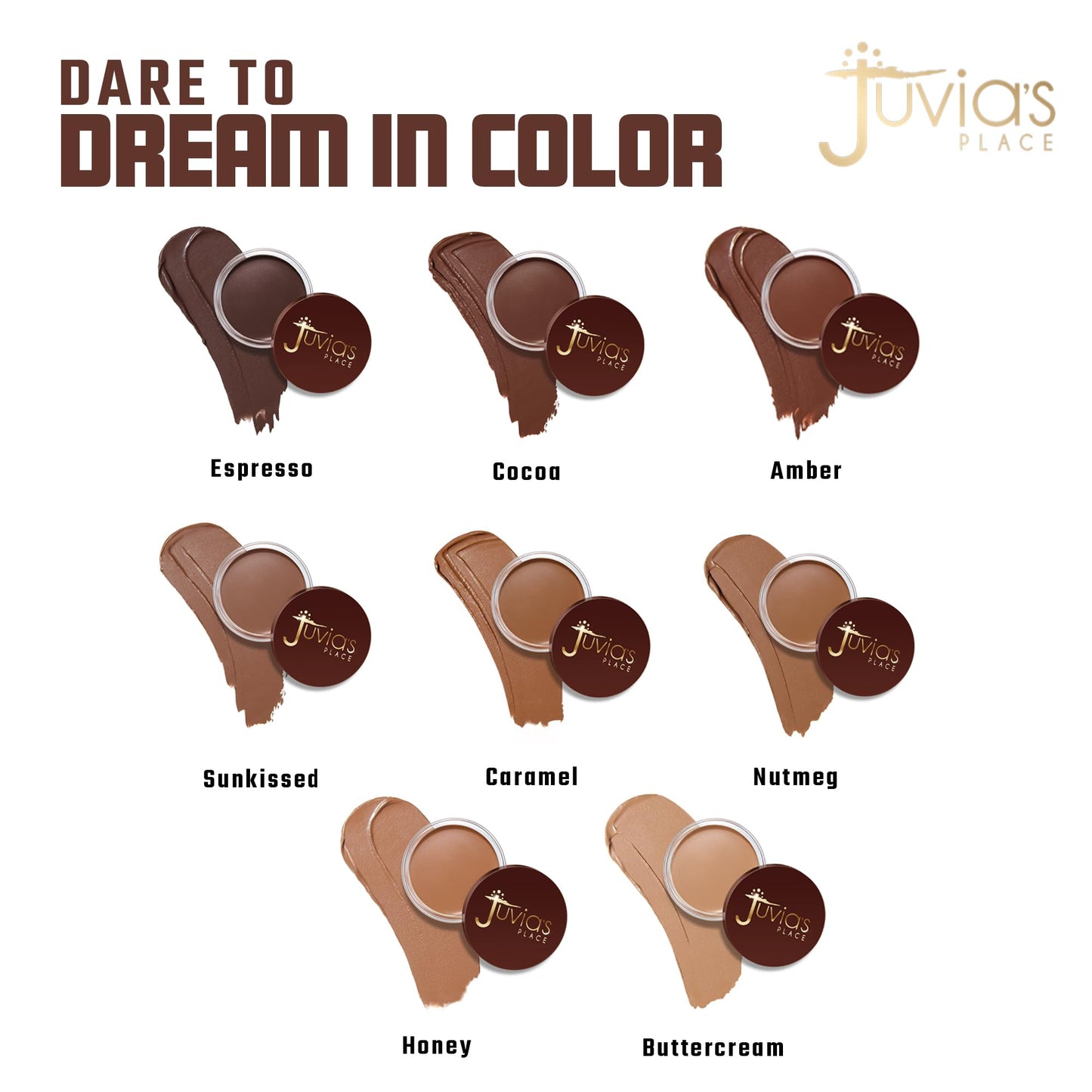 Juvia's Place Bronzed Cream Bronzer - Sunkissed - Smooth Cream Bronzer Pot for Sun-Kissed Glow & Warmth, Buildable & Blendable Makeup Contour with Long-Lasting Matte Shimmer Finish, Highly Pigmented Juvia's PlaceBuy Supplements Australia