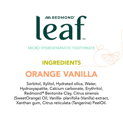 REDMOND Leaf Micro Hydroxyapatite Toothpaste Tube (Variety Pack)