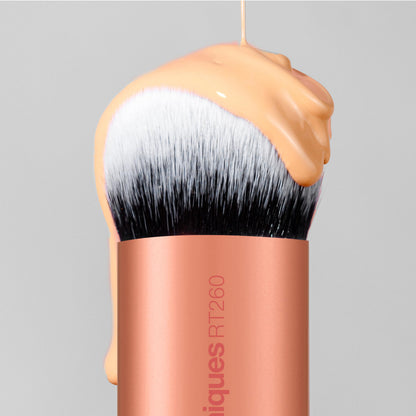 Real Techniques Bubble Blending Makeup Brush, Multipurpose Foundation Brush For Liquid, Cream, & Powder Products, Unique Round Brush Head, Synthetic Bristles, Vegan & Cruelty Free, 1 Count Real TechniquesBuy Supplements Australia
