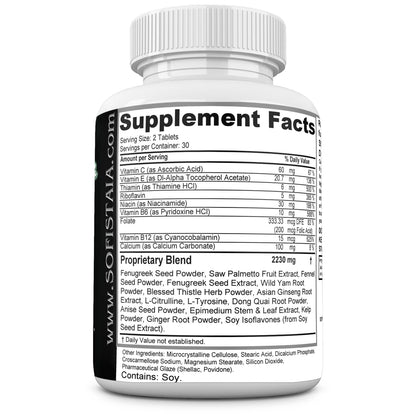 BEAUTIFYEM Sofistaia BUTTLARGER Natural Enhancement Supplement, 60 Tablets, Essential Nutrients for Curves and Confidence BEAUTIFYEM buy supplements Au