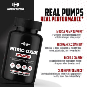 DAMN GOOD The Hodge Twins Nitric Oxide Booster – Beet Root Nitric Oxide & Arginine Citrulline Supplement, Pomegranate Blend for Workout Drive, Endurance Support & Pump Power - 90 Capsules DAMN GOODBuy Supplements Australia